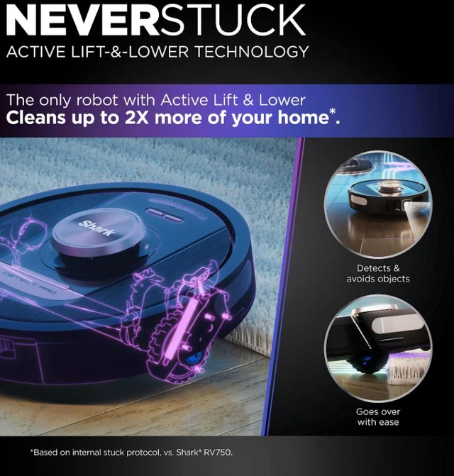 Alt view image 6 of 9 - Shark RV2810AECA Detect Pro Robot Vacuum