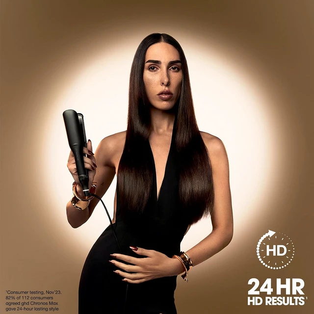 Alt view image 4 of 10 - GHD S8M421 Chronos Max 2” Styler Professional Flat Iron Hair Straightener, BLACK