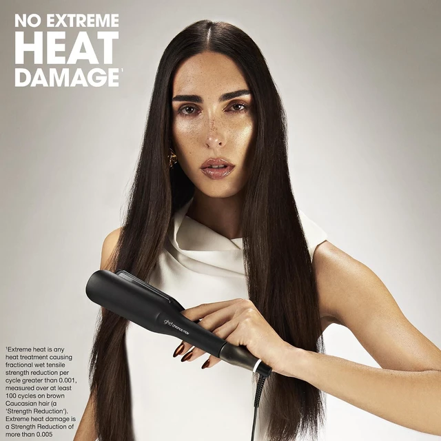Alt view image 6 of 10 - GHD S8M421 Chronos Max 2” Styler Professional Flat Iron Hair Straightener, BLACK