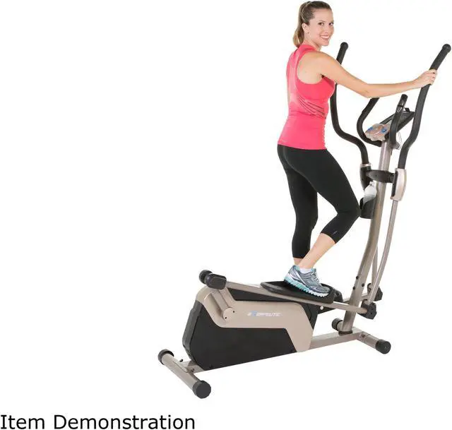 Alt view image 3 of 15 - Exerpeutic 5000 "Mobile App Tracking" Magnetic Elliptical with Double Transmission Drive, Bluetooth