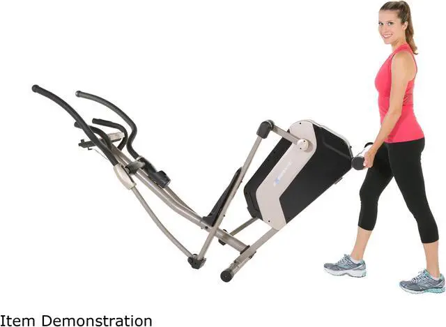 Alt view image 5 of 15 - Exerpeutic 5000 "Mobile App Tracking" Magnetic Elliptical with Double Transmission Drive, Bluetooth