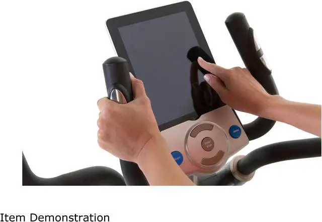 Alt view image 8 of 15 - Exerpeutic 5000 "Mobile App Tracking" Magnetic Elliptical with Double Transmission Drive, Bluetooth