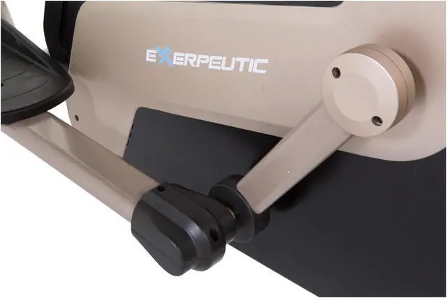 Alt view image 14 of 15 - Exerpeutic 5000 "Mobile App Tracking" Magnetic Elliptical with Double Transmission Drive, Bluetooth