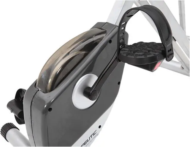 Alt view image 6 of 10 - Exerpeutic FOLDING MAGNETIC UPRIGHT BIKE WITH PULSE