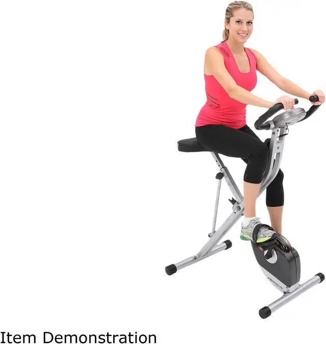 Alt view image 7 of 10 - Exerpeutic FOLDING MAGNETIC UPRIGHT BIKE WITH PULSE