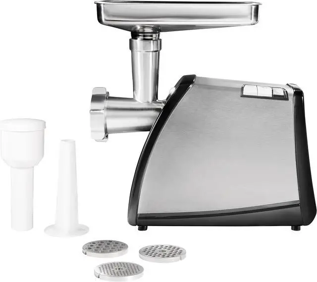 Alt view image 2 of 6 - Weston 33-0801-W Silver #8 Electric Meat Grinder & Sausage Stuffer