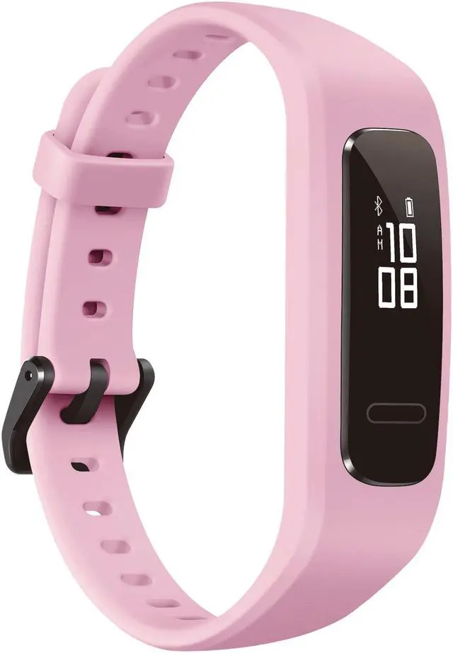 Alt view image 3 of 8 - HUAWEI Band 3e Smart Fitness Activity Tracker, Dual Wrist & Footwear Mode, 5ATM Water Resistance for Swim, Professional Running Guidance, Pink (AW70-B29)