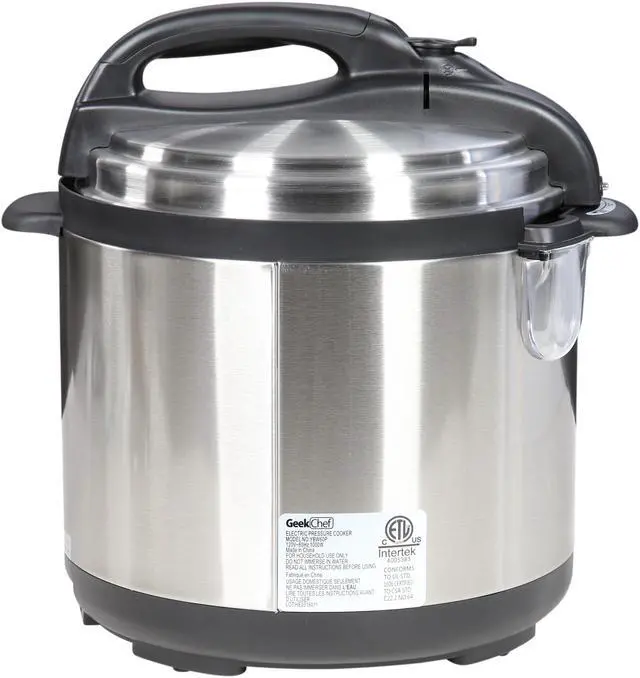 Alt view image 5 of 10 - GeekChef 11-in-1 Multi-Functional Pressure Cooker, 6.3 Qt. / 1000W, Stainless Steel Cooking Pot