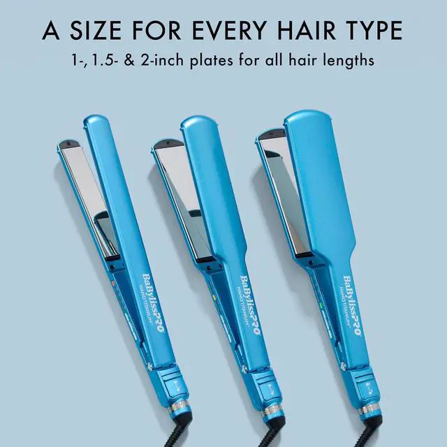 Alt view image 5 of 10 - BaBylissPRO Nano Titanium 1½" Digital Ultra-Thin Flat Iron, BNT4173T