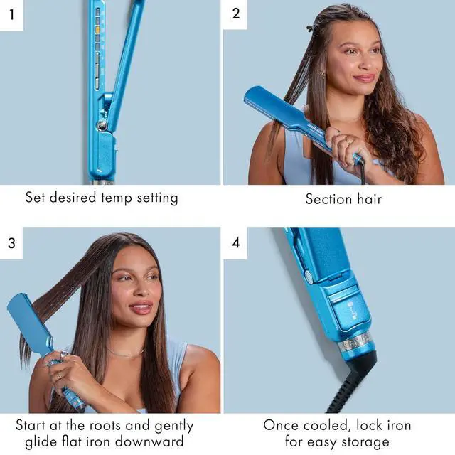 Alt view image 6 of 10 - BaBylissPRO Nano Titanium 1½" Digital Ultra-Thin Flat Iron, BNT4173T