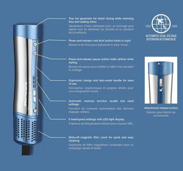 Alt view image 3 of 15 - BABYLISSPRO Nano BNTSS-5PK Multi-Styler & Dryer