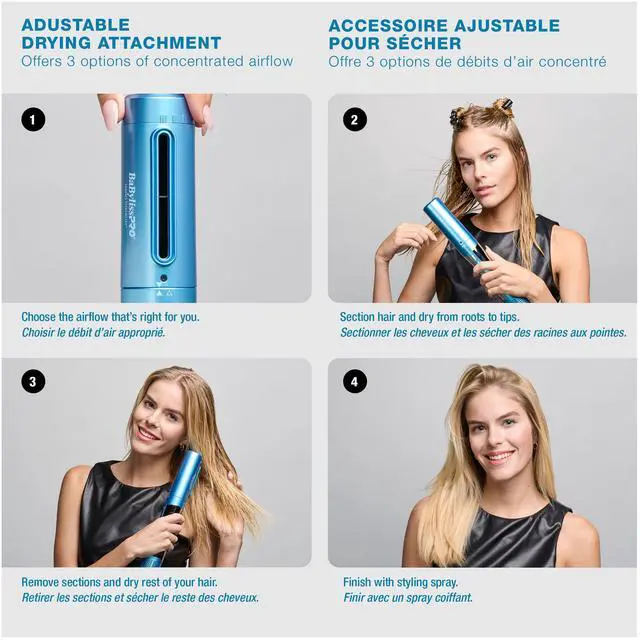 Alt view image 12 of 15 - BABYLISSPRO Nano BNTSS-5PK Multi-Styler & Dryer