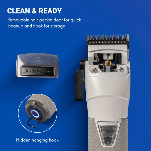 Alt view image 5 of 7 - BaBylissPRO Limited Edition FXONE All-Metal Interchangeable Battery Clipper FrostByte, FX899TW