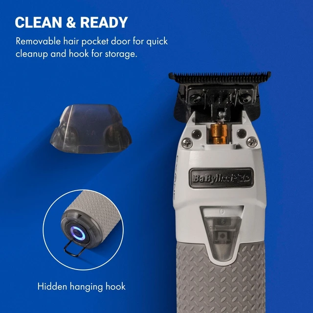 Alt view image 5 of 7 - BaBylissPRO Limited Edition FXONE All-Metal Interchangeable Battery Trimmer FrostByte, FX799TW