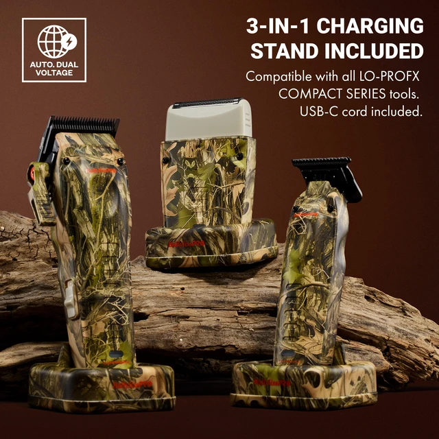 Alt view image 9 of 9 - BaBylissPRO Limited Edition Camo Collection LO-PROFX Compact Clipper, FX82CAM