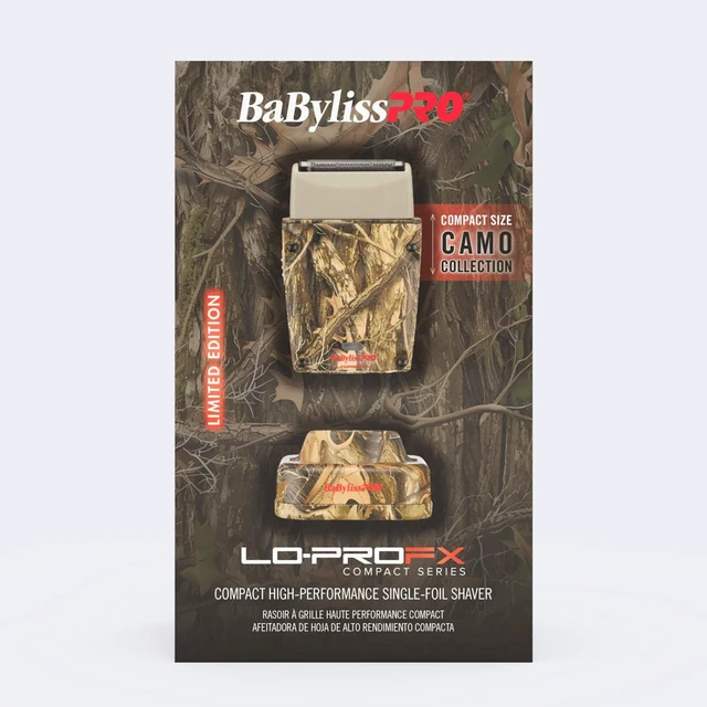 Alt view image 4 of 9 - BaBylissPRO Limited Edition Camo Collection LO-PROFX Compact Single-Foil Shaver, FXLPFS1CAM