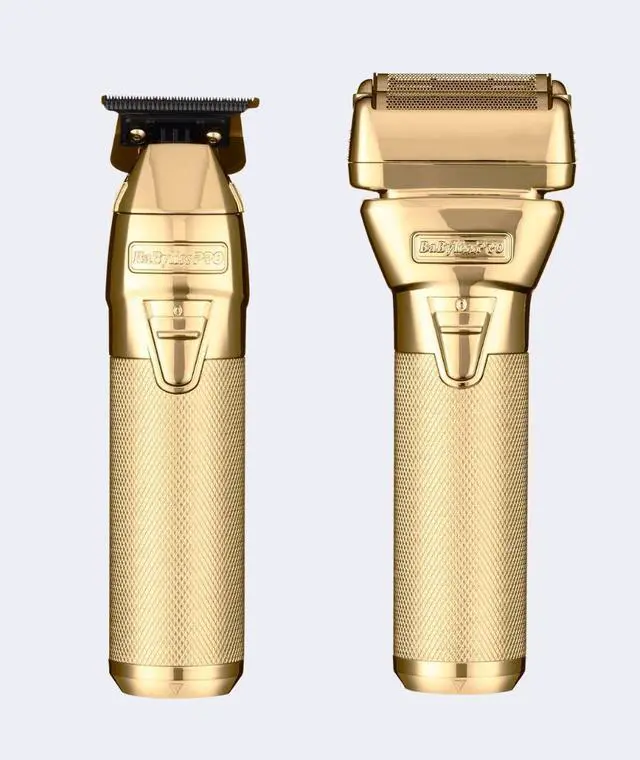 Alt view image 2 of 7 - BaBylissPRO FXONE GoldFX Trimmer & Foil Shaver Prepack (Tool Only) FX1FSTGTO