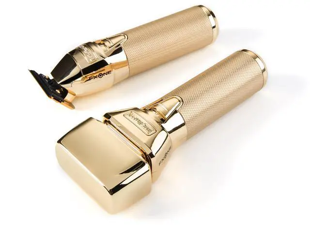 Alt view image 3 of 7 - BaBylissPRO FXONE GoldFX Trimmer & Foil Shaver Prepack (Tool Only) FX1FSTGTO