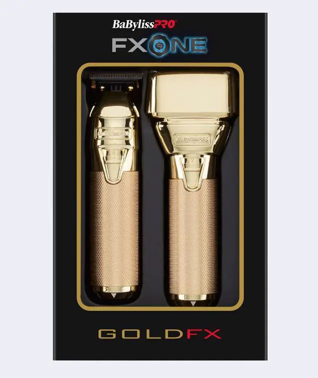 Alt view image 4 of 7 - BaBylissPRO FXONE GoldFX Trimmer & Foil Shaver Prepack (Tool Only) FX1FSTGTO