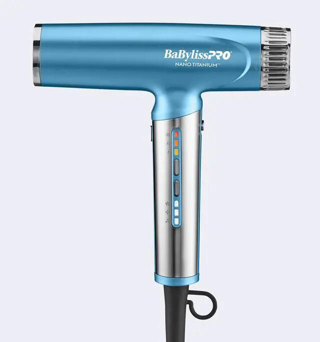 Alt view image 3 of 8 - BaBylissPRO Nano Titanium™ Nano Light Ionic Dryer & 1" Ultra-Sleek Styling Iron Prepack, BNTPP94