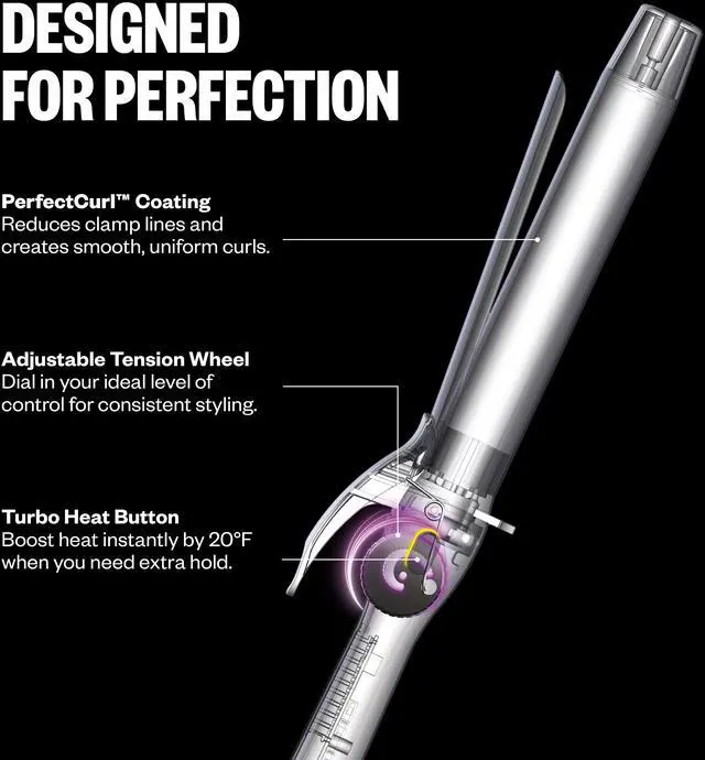 Alt view image 3 of 12 - BaBylissPRO The PrecisionGrip™ 1" Curling Iron, BNTSC100