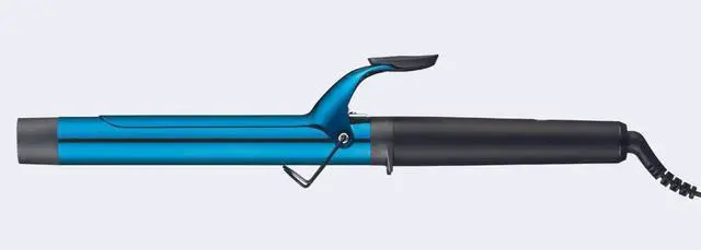 Main image of BaBylissPRO Nano Titanium™ Limited Edition Black & Blue 1 1/4" Extended Barrel Curling Iron, BNTWMB125XLUC
