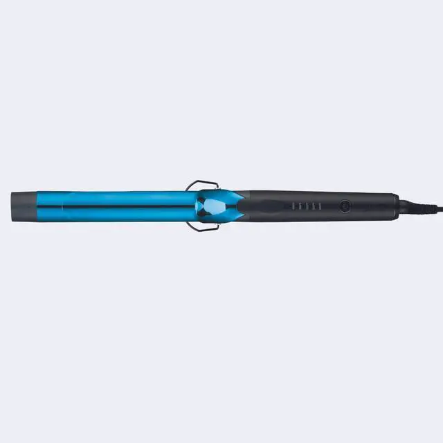 Alt view image 3 of 3 - BaBylissPRO Nano Titanium™ Limited Edition Black & Blue 1 1/4" Extended Barrel Curling Iron, BNTWMB125XLUC