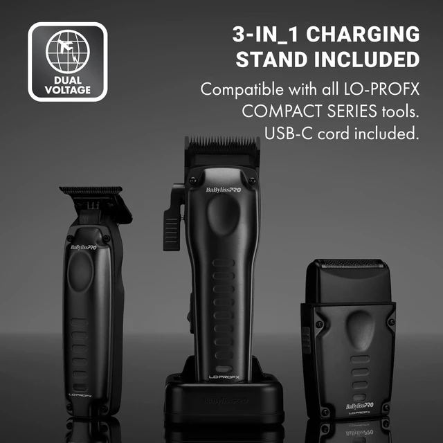 Alt view image 3 of 10 - BaBylissPRO® LO-PROFX Compact Series Trimmer (Black), FX72MB