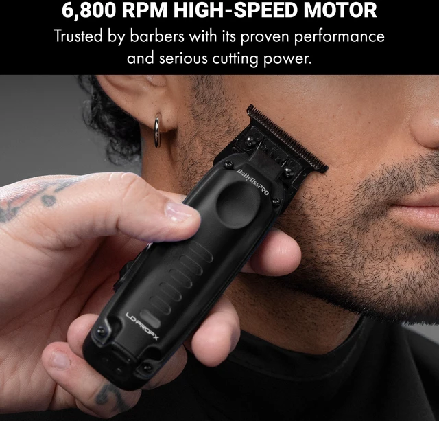 Alt view image 5 of 10 - BaBylissPRO® LO-PROFX Compact Series Trimmer (Black), FX72MB
