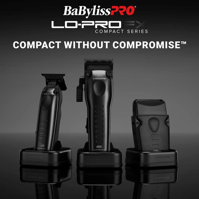 Alt view image 10 of 10 - BaBylissPRO® LO-PROFX Compact Series Trimmer (Black), FX72MB