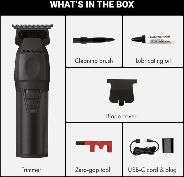 Alt view image 7 of 8 - BaBylissPRO® COREFX Professional-Performance Trimmer (Black), FX76MB
