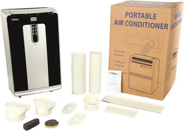 Alt view image 6 of 6 - Haier HPND14XHP 13,500 Cooling Capacity (BTU) Portable Air Conditioner