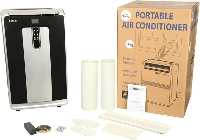 Alt view image 6 of 6 - Haier HPND14XCP 13,500 Cooling Capacity (BTU) Portable Air Conditioner