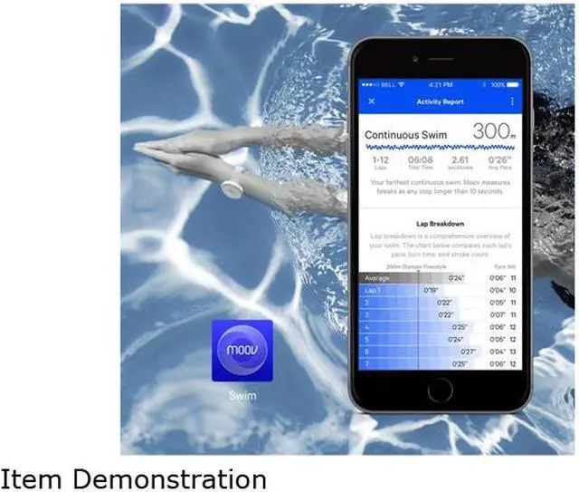 Alt view image 5 of 6 - Moov - Smart Multi-Sport Fitness Coach & Tracker - White