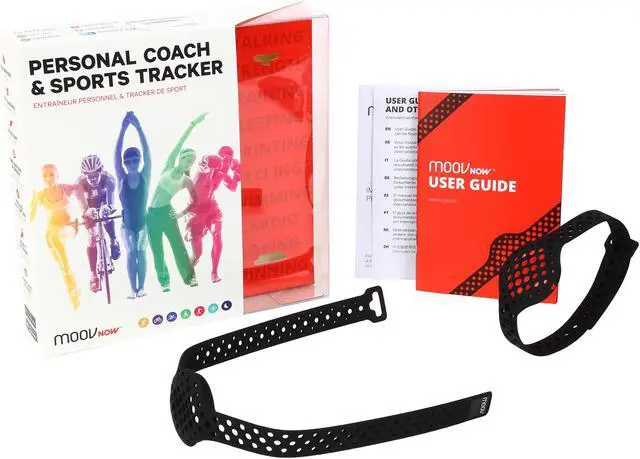 Alt view image 7 of 7 - Moov Now Personal Coach & Sports Tracker - Fusion Red