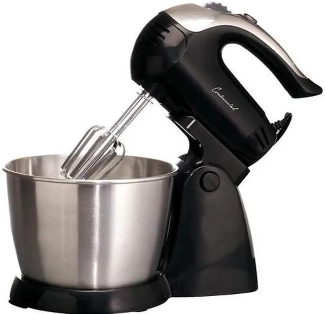 Continental Electric 5-Speed Stand Mixer with 3 Quart Stainless