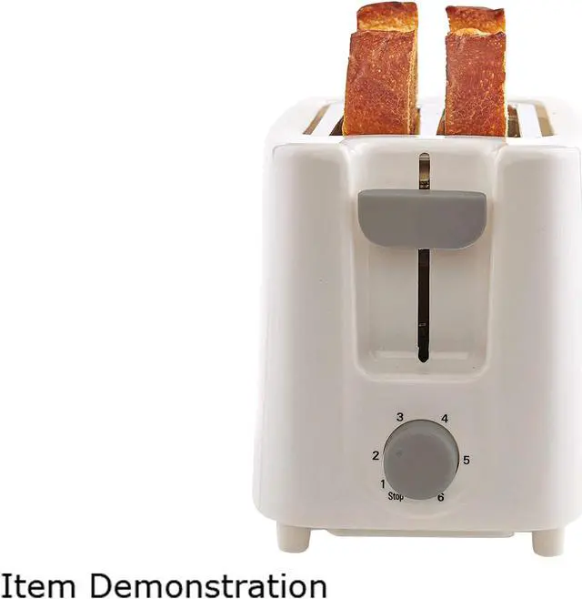 Alt view image 3 of 7 - Continental Electric 2-Slice Extra Wide Slot Toaster, White CE-TT011