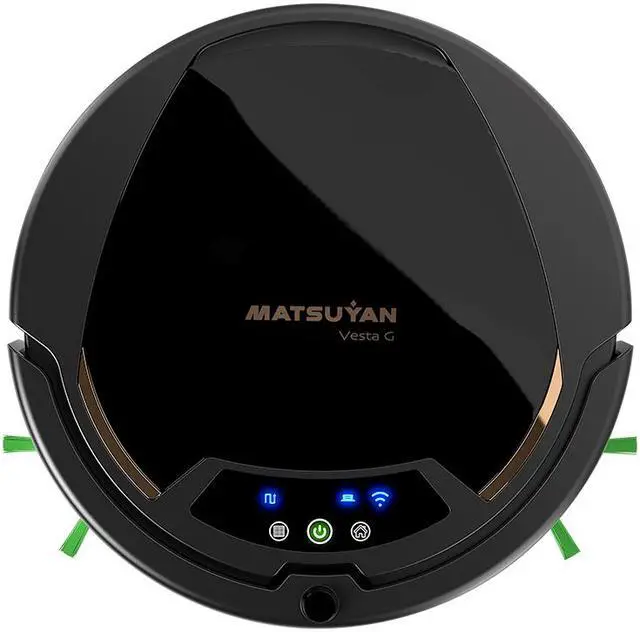 Alt view image 7 of 9 - MATSUYAN VESTA G Robot Vacuum and Air Purifier 2 in 1, Super-Thin, 1831Pa Super-Strong Suction, Quiet, Self-Charging Robotic Vacuum Cleaner, Cleans Hard Floors to Medium-Pile Carpets, Black