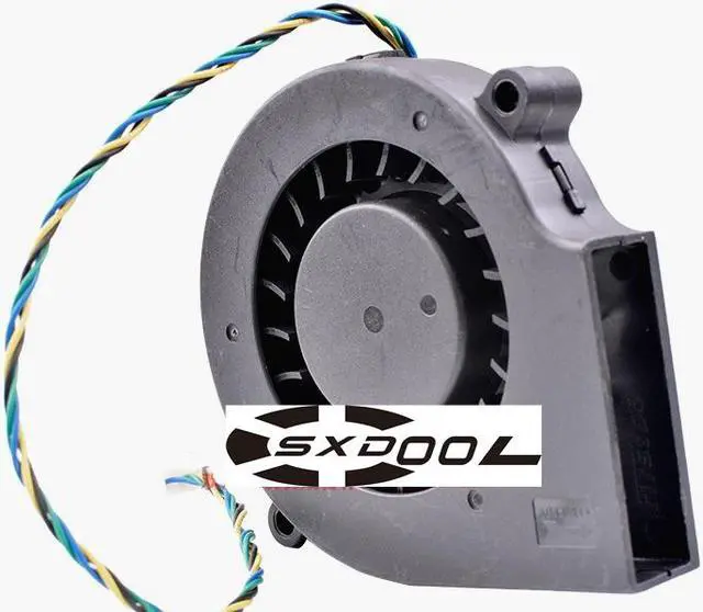 Alt view image 3 of 4 - Original FD7015H12D 12V 0.43A dual ball high air volume IU server blower fan FIRSTDO 7 cm 7515 turbo fan dual ball 4-wire PWM speed control