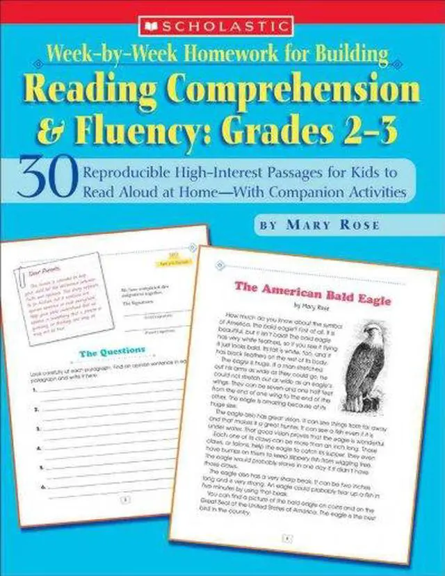 Main image of Week-by-week Homework for Building Reading Comprehension and Fluency