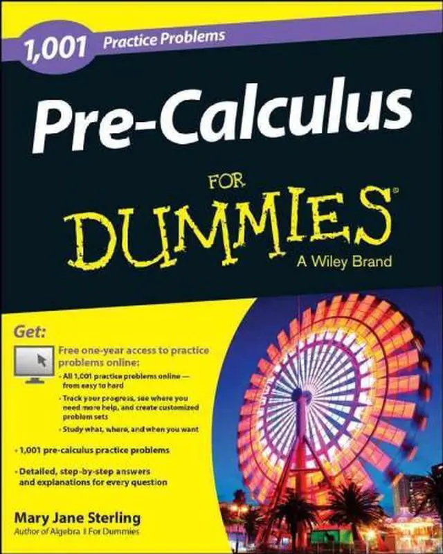 Main image of 1,001 Pre-Calculus Practice Problems for Dummies For Dummies