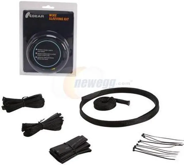 Alt view image 3 of 3 - OKGEAR OK430K black cable sleeving kit