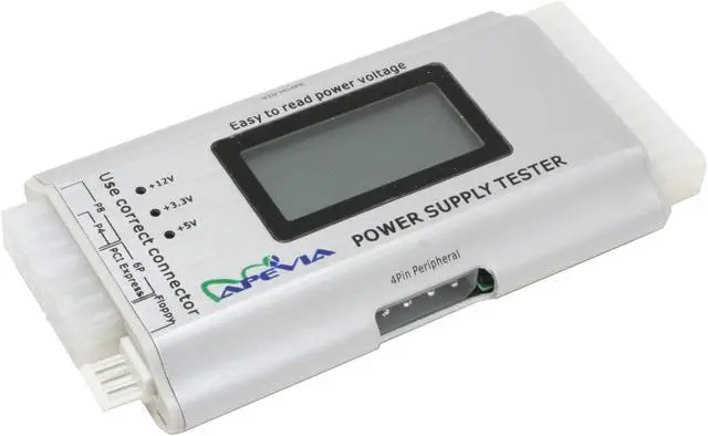 Alt view image 2 of 6 - APEVIA PST-03 LCD Power Supply Tester III - OEM