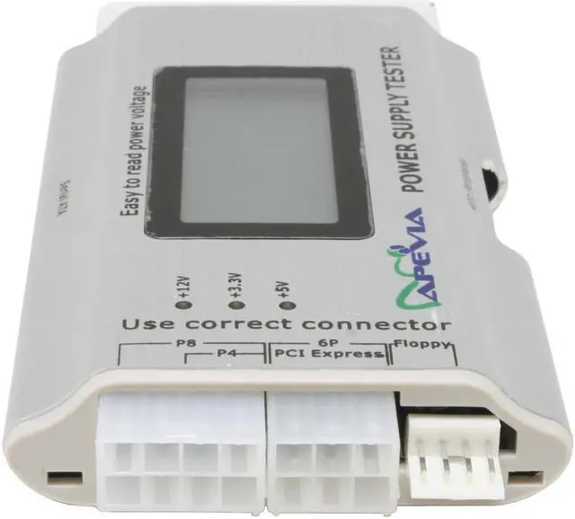 Alt view image 4 of 6 - APEVIA PST-03 LCD Power Supply Tester III - OEM