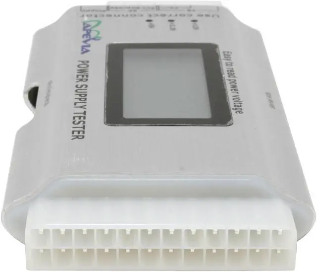 Alt view image 5 of 6 - APEVIA PST-03 LCD Power Supply Tester III - OEM