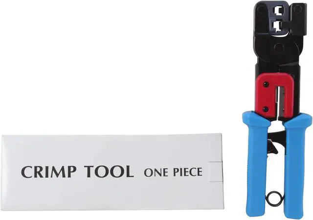 Alt view image 4 of 4 - C2G/Cables To Go 19579 RJ11/RJ45 Crimping Tool with Cable Stripper (Black/Blue)
