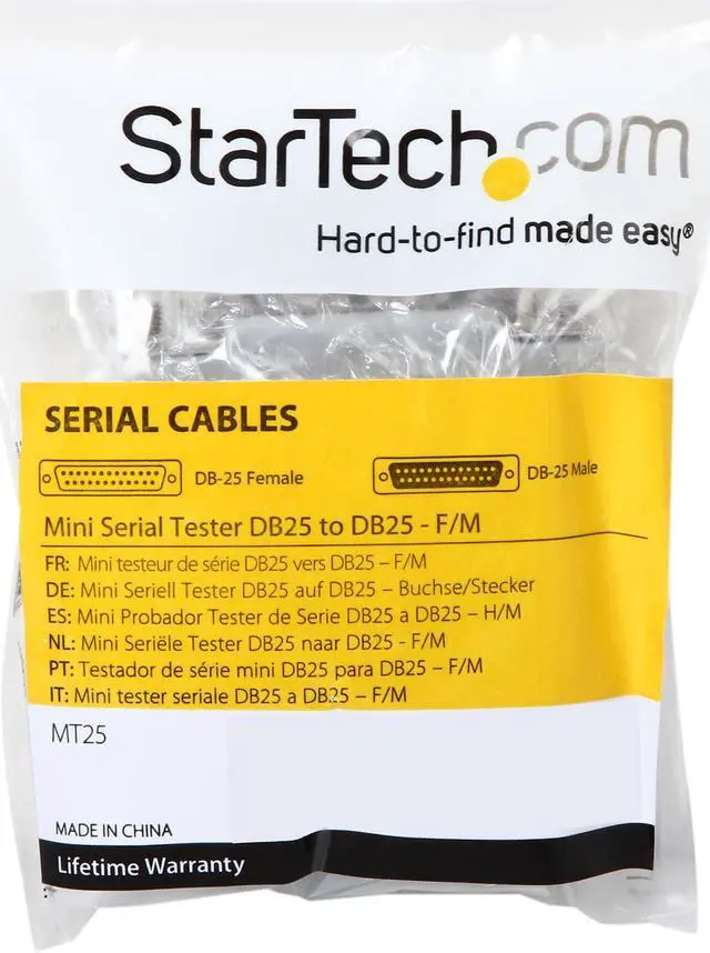 Alt view image 6 of 6 - StarTech.com MT25 Serial Mini Tester