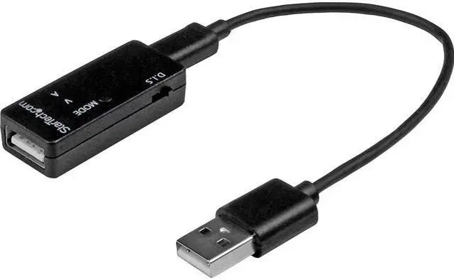 Main image of StarTech.com USB Voltage and Current Tester Kit - USB Voltage and Current Meter - USB Fast Charge Adapter