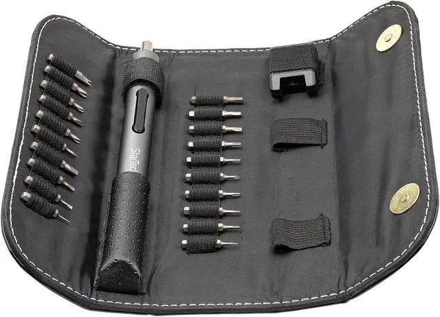 Alt view image 10 of 11 - StarTech.com 20-Bit Electric Precision Screwdriver Set - Portable/Mini Battery Powered Bit Driver Kit for Electronic, Laptop, Computer, Tablet & Phone Repairs - Magnetic - Cordless (CTK20PCEDRIVE)