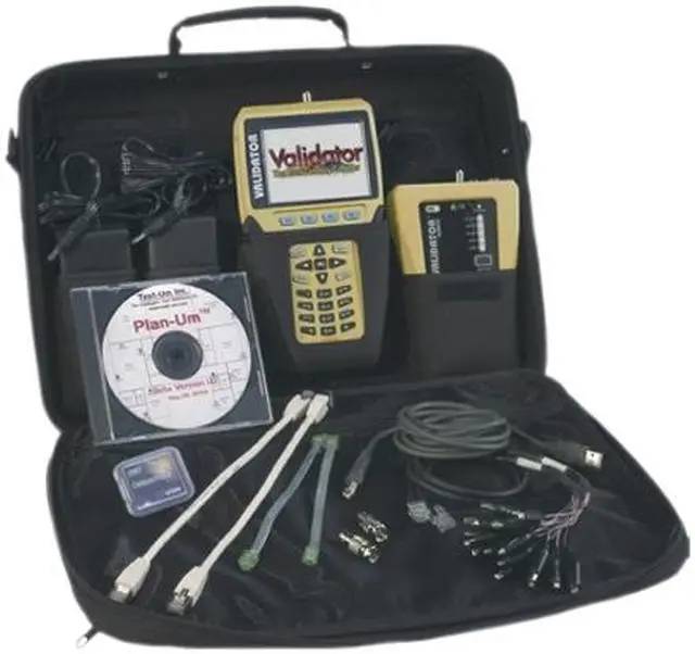 Alt view image 2 of 2 - JDSU NT950 Validator Ethernet Speed Certifier Kit - Network Tester Kit